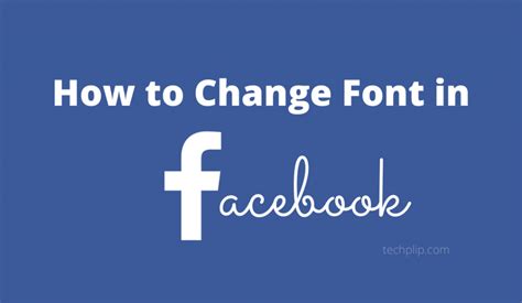 How To Change Font On Facebook 2 Easy Methods Techplip