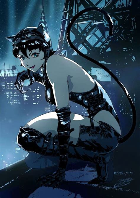 Anime Catwoman Batman And Catwoman Comic Art Catwoman Cosplay