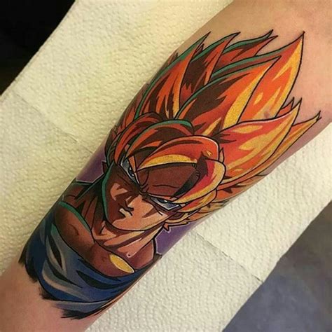 Goku Súper Saiyan Tattoo Tatuaje De Juegos Tatuajes Goku Tatuajes