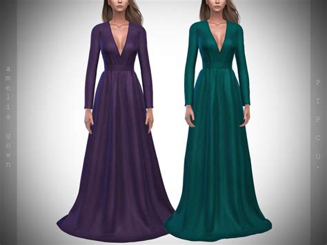 Amelia Gown By Pipco From Tsr • Sims 4 Downloads