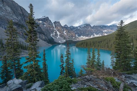 Moraine Lake And The Valley Of The Ten Peaks Canada Oc 3000x2000