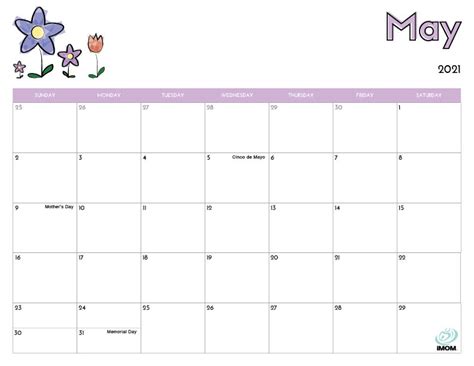 2 2021 yearly calendar template word & editable pdf. 2021 Printable Calendars for Kids - iMom