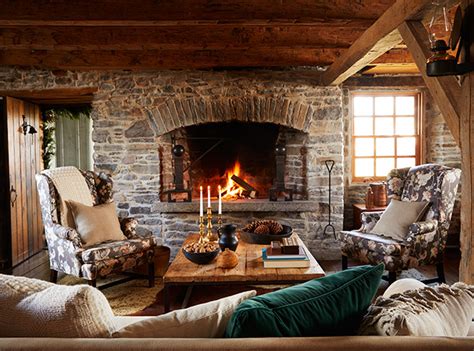 Cozy Living Room With Fireplace Cabinets Matttroy