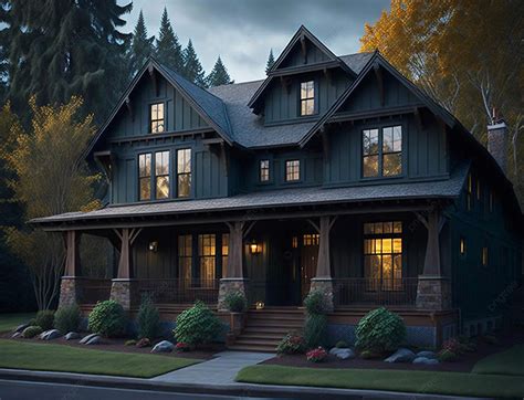Craftsman Style Home Background Craftsman House Architecture
