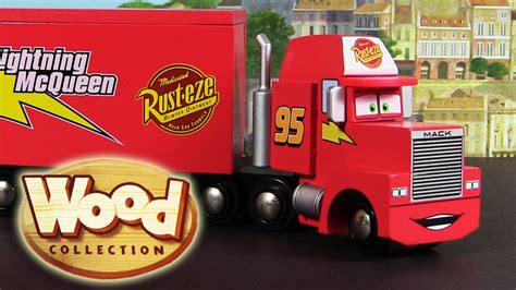 Cars 2 Mack Hauler Truck Wood Collection Toysrus Semi Disney Pixar