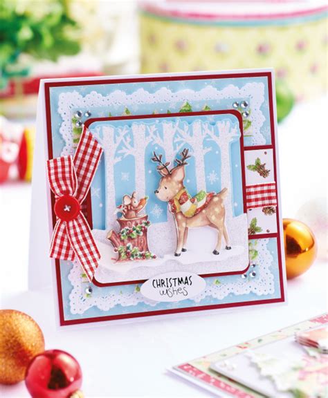Decoupage Woodland Christmas Cards Free Card Making Downloads Card