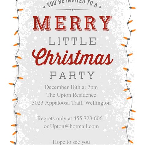 10 Free Christmas Party Invitations That You Can Print