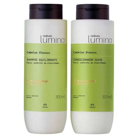 Shampoo E Condicionador Natura Lumina Para Cabelos Oleosos Shopee Brasil