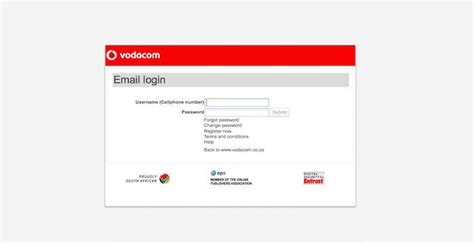 Vodamail Sign In Za Signs