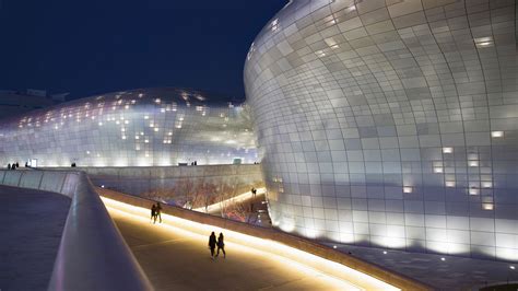 South Korea Dongdaemun Design Plaza In Seoul 2017 Bing