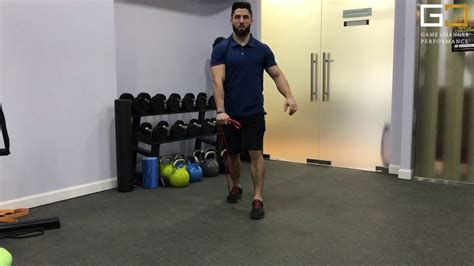 Resistance Band Standing Single Arm Front Raise Youtube