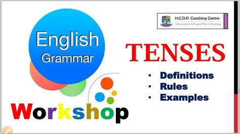 Tenses Definition Rules Examples Grammar Workshop Youtube