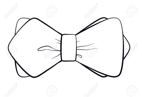 bow tie outline clipart clipground