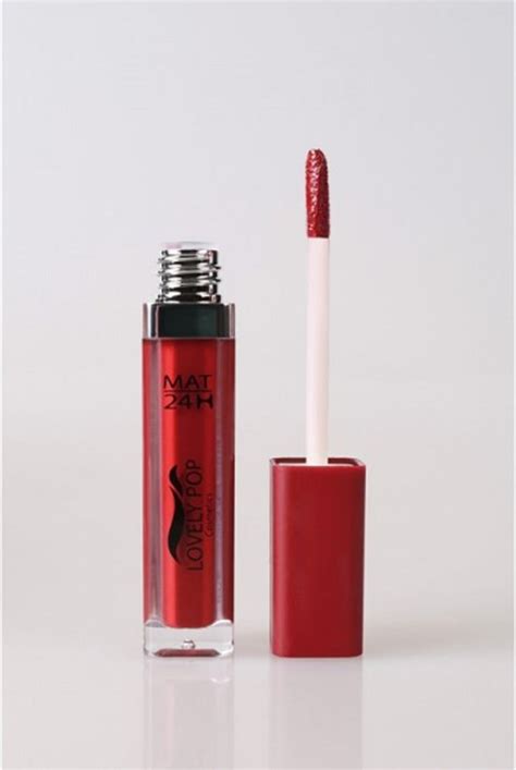 Lovely Pop Cosmetics Vloeibare Lipstick Mat 24h Vermiljoen Rood 40301
