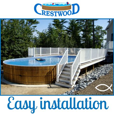 Our Factory Trained Crew Will Have Your Crestwood Pool Installed