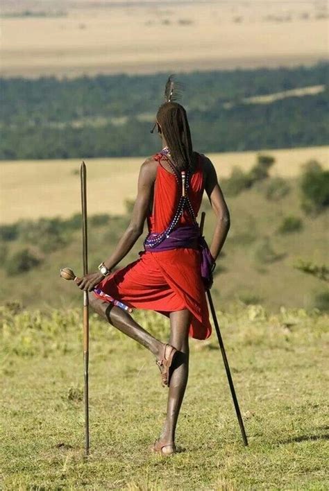 maasai warrior in kenya africa mother of humanity pinterest