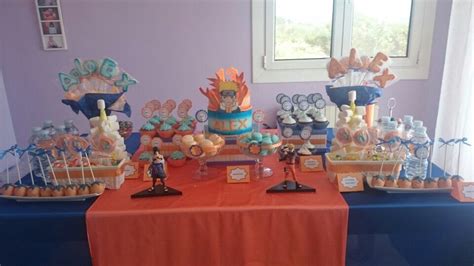 Naruto Party Cake Anime Party Cumpleaños Naruto Fiesta Manga