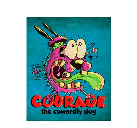 Courage The Cowardly Dog Fanart On Behance