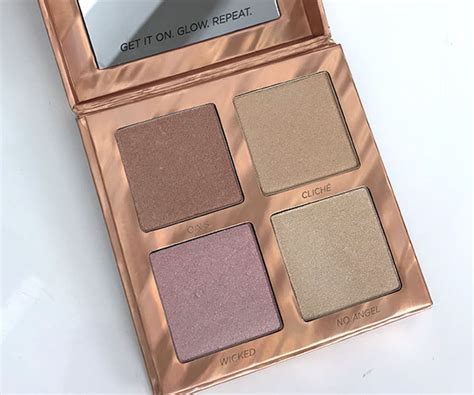 See Swatches Of Urban Decays Ons Afterglow Highlighter Palette Shefinds