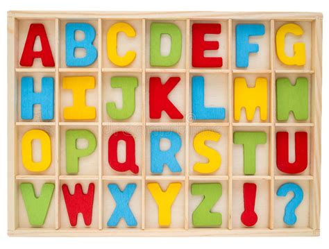 Set Of Colorful Uppercase Alphabet Stock Photo Image Of Sign