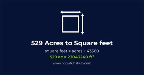 Convert 529 Acres To Square Feet 529 Ac To Ft² Conversion Area