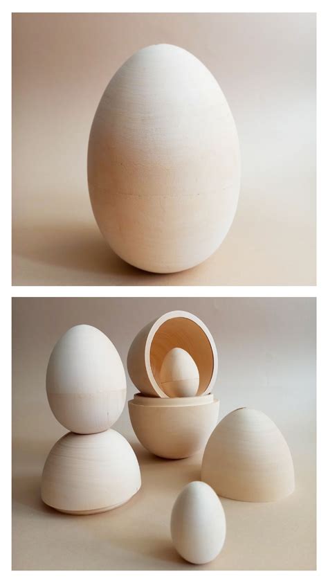 Hollow Wooden Eggs 5 In 1 Etsy In 2021 Wood Kids Toys Wooden Toys