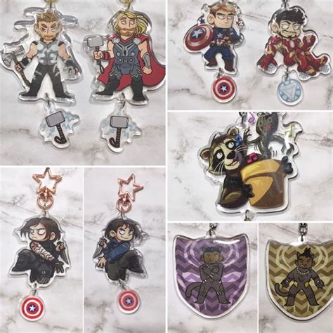 Marvel Charms Etsy