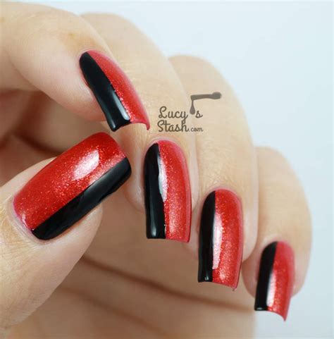 Two Easy Chic Nail Designs For Every Day Red Nails Swag Nails Hair