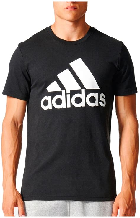 Adidas Mens Badge Of Sport Classic T Shirt Blackwhite Xl