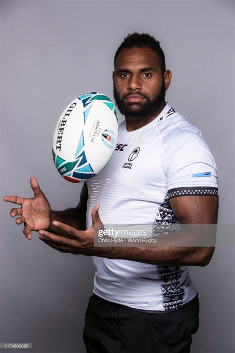 Semi Kunatani Of Fiji Poses For A Portrait During The Fiji Rugby Hot Rugby Players Rugby
