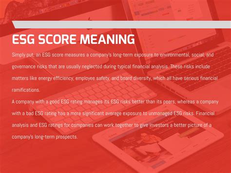 Ppt Esg Score Definition Process Implications And Purpose