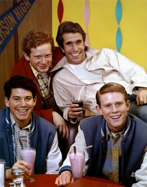 381155 Happy Days Henry Winkler Howard Anson Williams Most Wall Print Poster Uk £1314 Picclick Uk