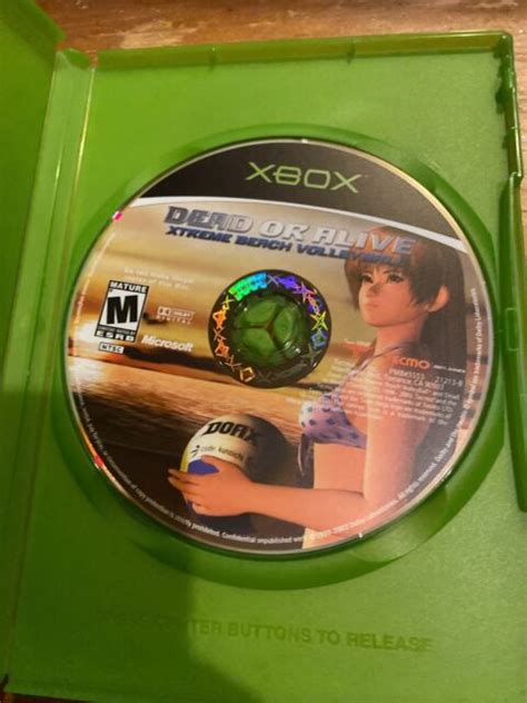 Dead Or Alive Xtreme Beach Volleyball Microsoft Xbox 2003 For Sale