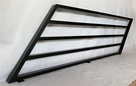 Hand Crafted Modern Metal Stair Railing Knee Wall Contemporary Steel
