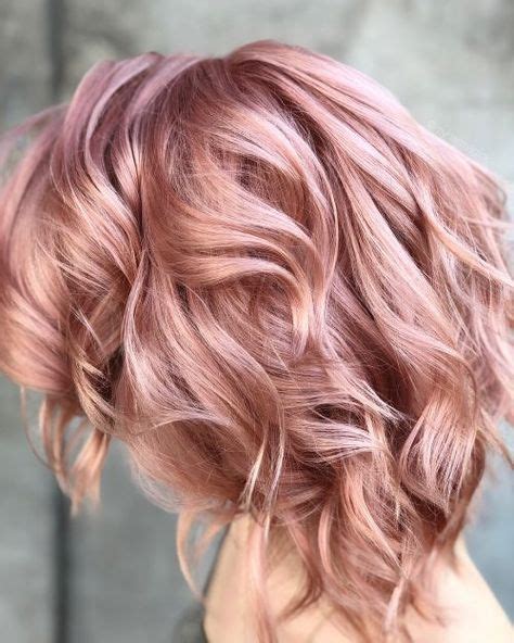 Hair Color Balayage Ombre Hair Ombre Rose Pink Rose Rose Gold Hair Blonde Rose Gold Hair