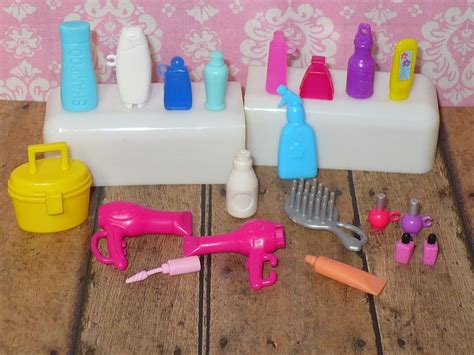 Complete your bath vanity project with the right bathroom faucet. Barbie Doll 20 pc BATHROOM VANITY Accessories Lot ...
