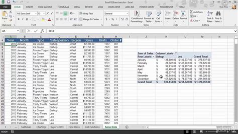 Understanding Excel Pivottables Youtube