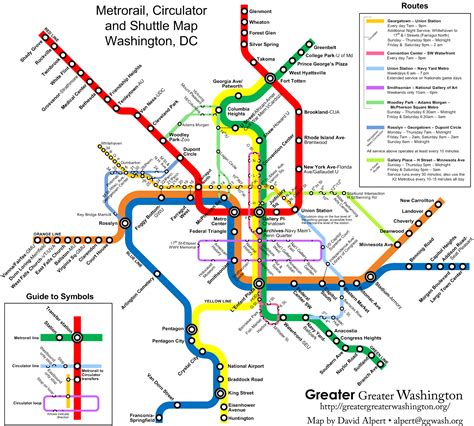 Map Do Metro De Washington Dc