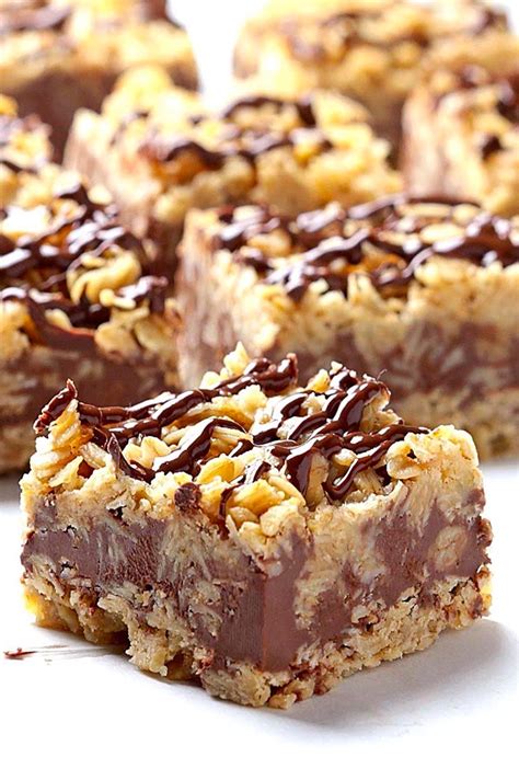 I've been craving these bars since the first time i've made them so i was so happy to be making them again for. Easy No Bake Chocolate Oatmeal Bars Recipe - Maria's Kitchen