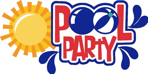 Beach Themed Party Beach Party Pool Party Party Theme Party Logo Party Clipart Clipart
