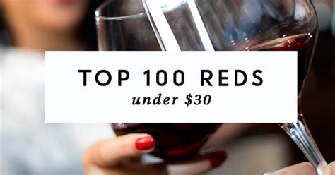 Top Red Wines Under 30