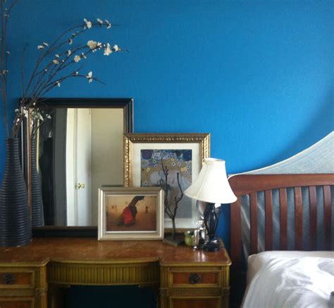 Adding A Touch Of Blue Creating An Accent Wall In The Bedroom Dhomish