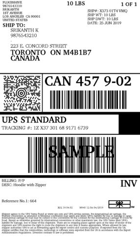Please apply this label below or to the left of your address label. WooCommerce UPS Shipping - Option to Create NAFTA ...