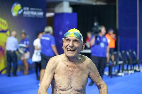 99 Year Old Swimmer Breaks Freestyle Record