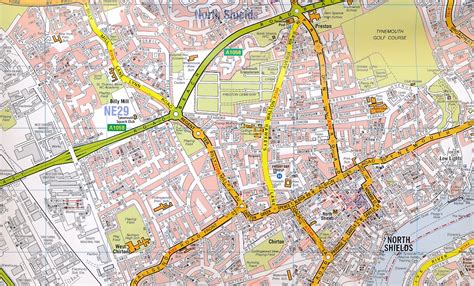 Stadsplattegrond Premier Map Newcastle Upon Tyne A Z Map Company
