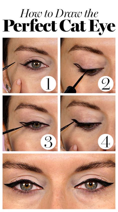 Eyeliner Steps How To Do Winged Eyeliner In 3 Easy Steps Stylecaster