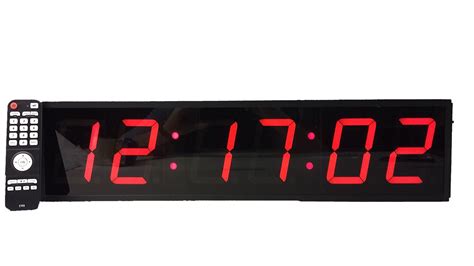 Best Led Large Led Digital Wall Clock 4 High Character Led Countdown