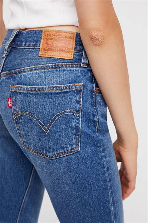 Free People Levis 501 Original Jeans By Levis In Blue Lyst
