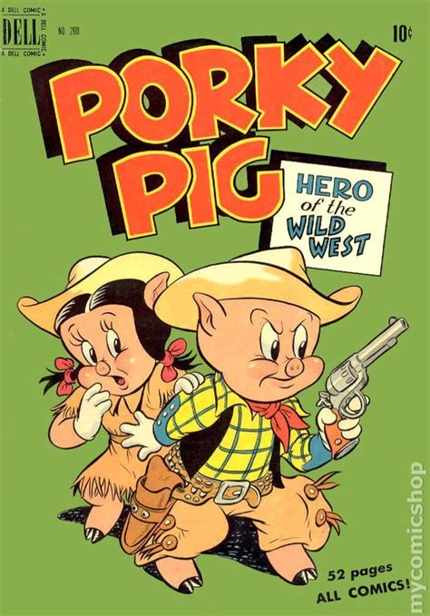 Four Color 1942 Series 2 260 Porky Pig Hero Of The Wild West Western