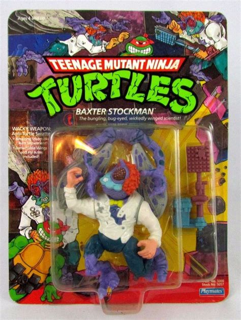 Vtg 1989 Tmnt Teenage Mutant Ninja Turtles Baxter Stockman Mosc Sealed